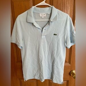 Lacoste men polo top size medium